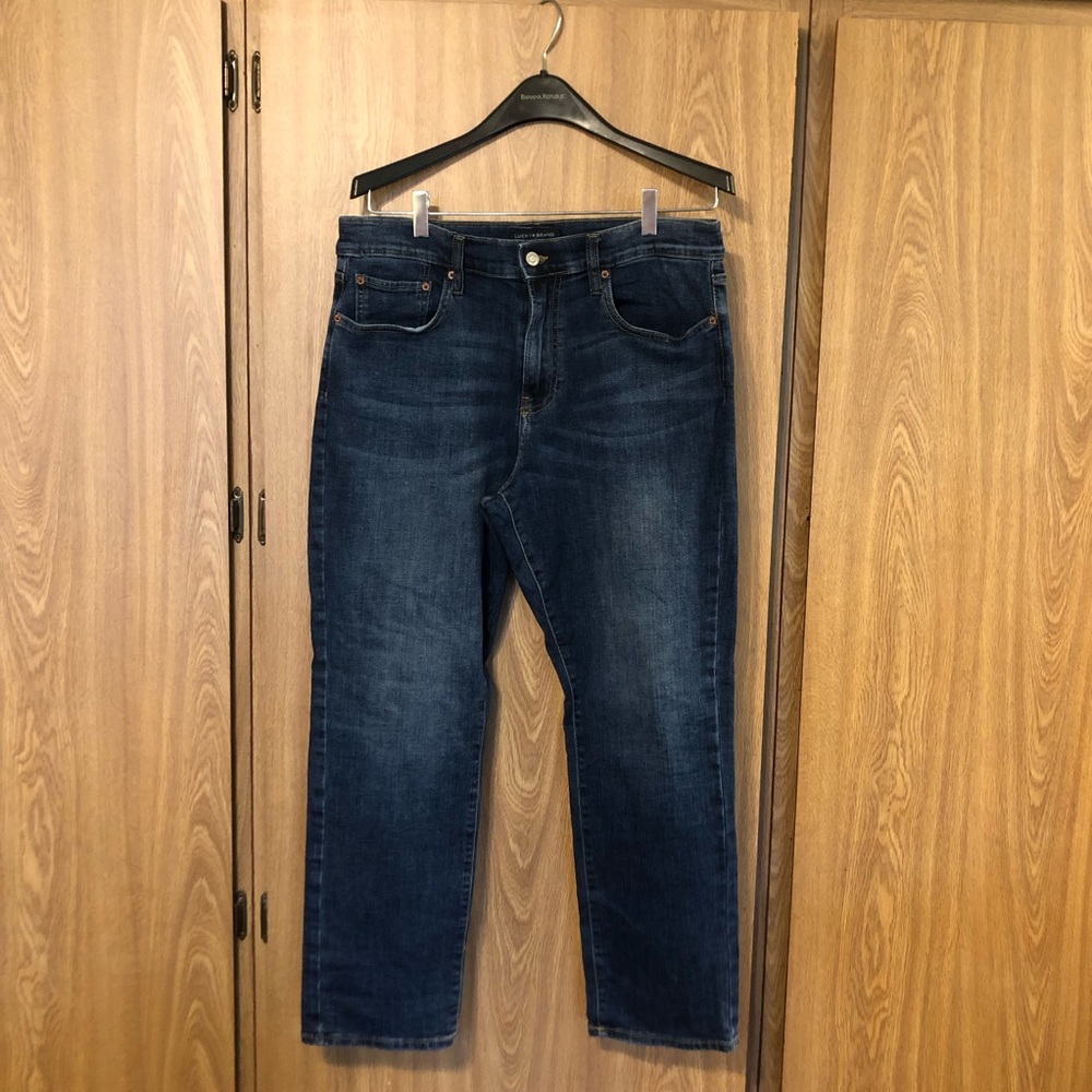 Lucky Brand Dark Blue Straight Jeans